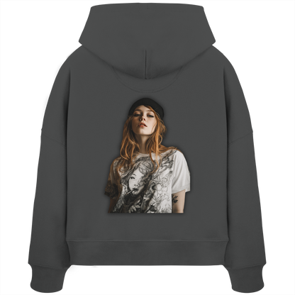 I only smoke the good Stuff - Womens Organic Boxcut Hoodie