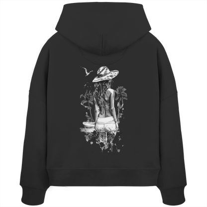 Sommer Vibes - Womens Organic Boxcut Hoodie