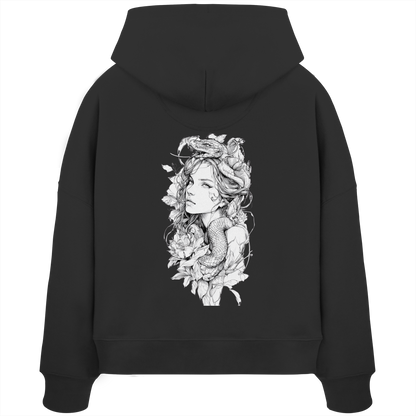 Schlangenkönigin  - Womens Organic Boxcut Hoodie