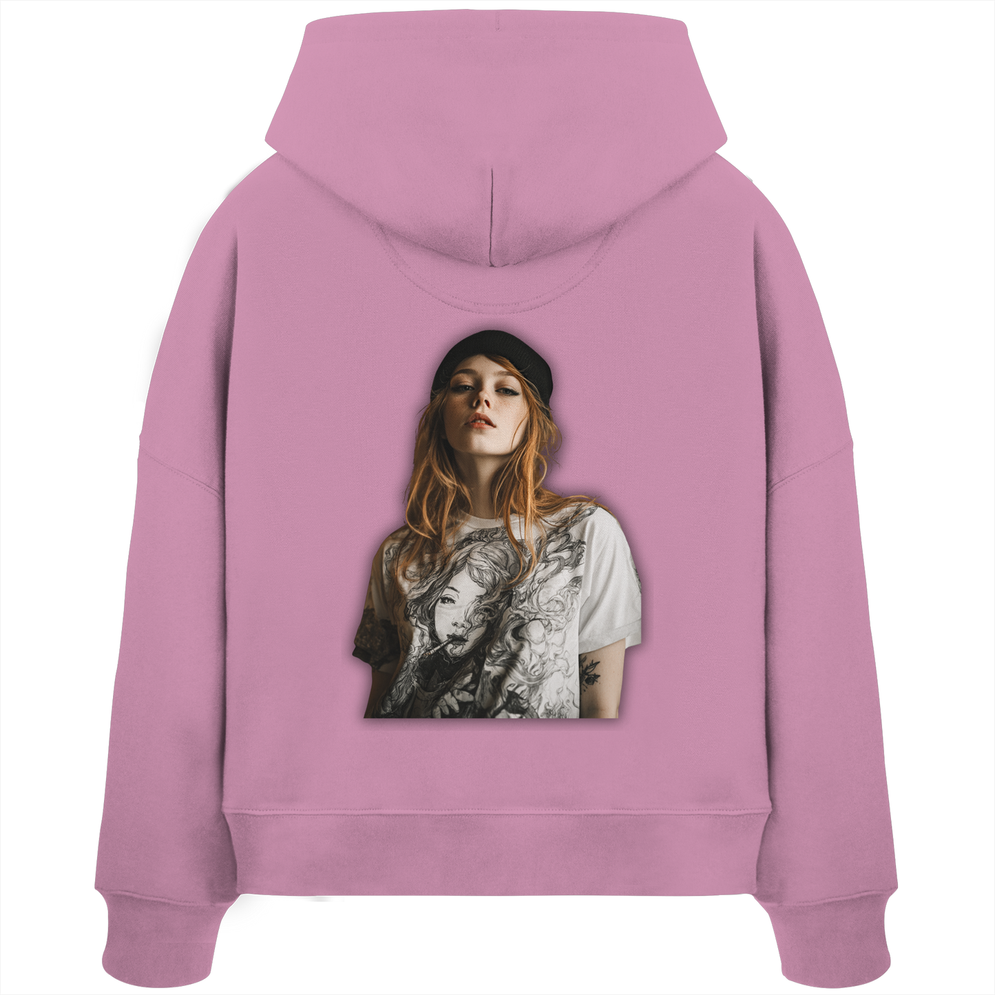 I only smoke the good Stuff - Womens Organic Boxcut Hoodie