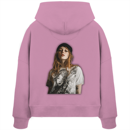 I only smoke the good Stuff - Womens Organic Boxcut Hoodie