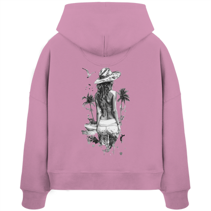 Sommer Vibes - Womens Organic Boxcut Hoodie