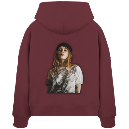 I only smoke the good Stuff - Womens Organic Boxcut Hoodie