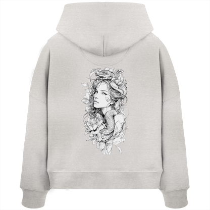 Schlangenkönigin  - Womens Organic Boxcut Hoodie