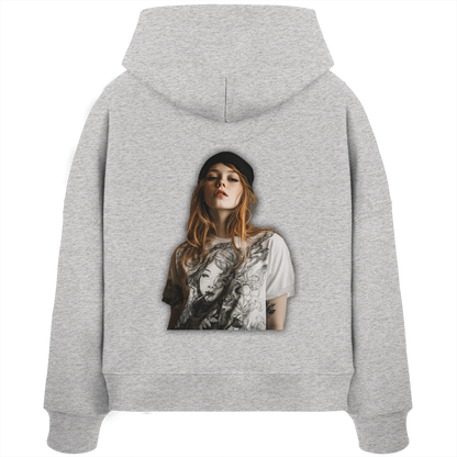 I only smoke the good Stuff - Womens Organic Boxcut Hoodie