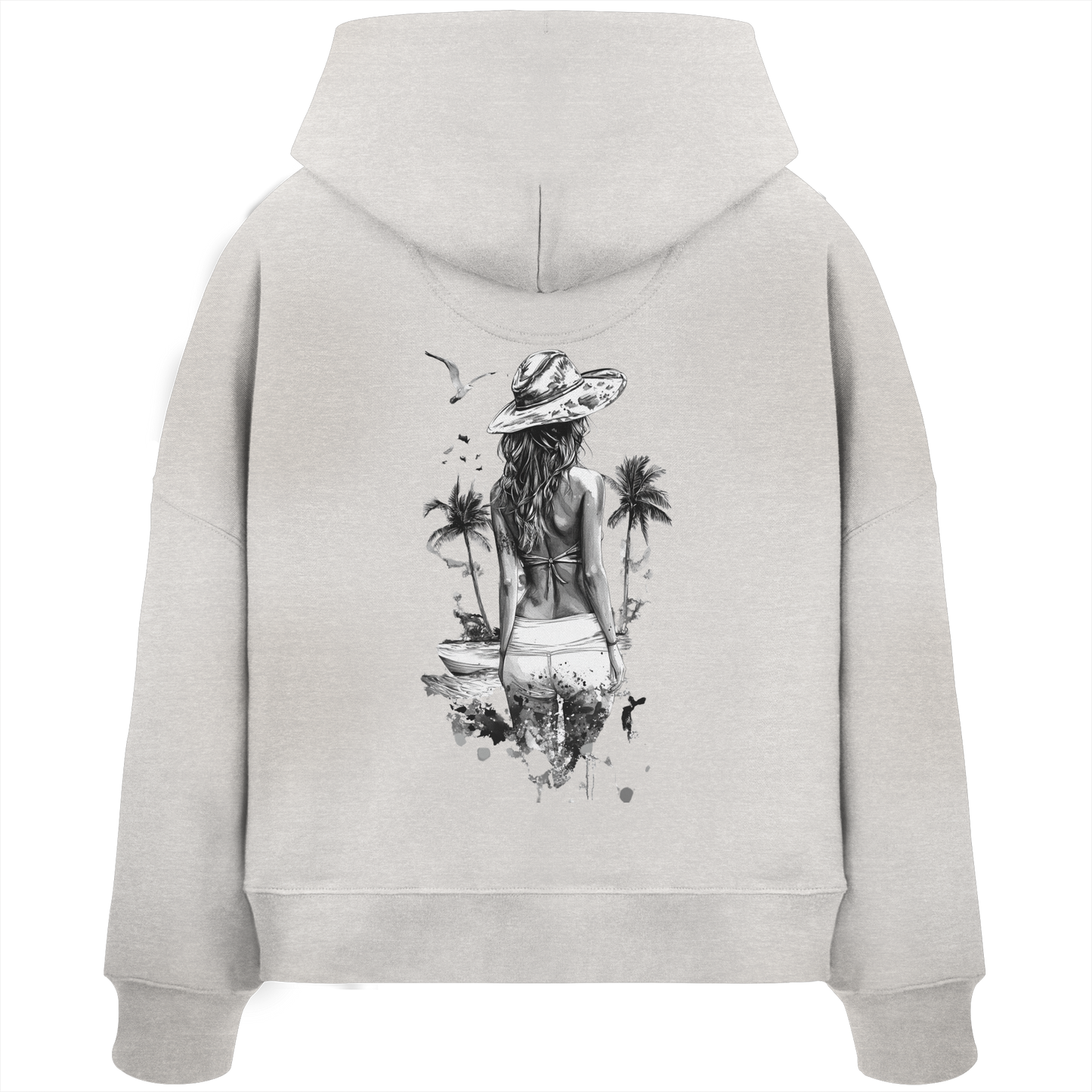 Sommer Vibes - Womens Organic Boxcut Hoodie