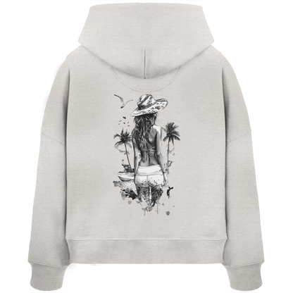 Sommer Vibes - Womens Organic Boxcut Hoodie