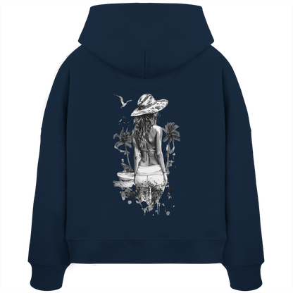 Sommer Vibes - Womens Organic Boxcut Hoodie