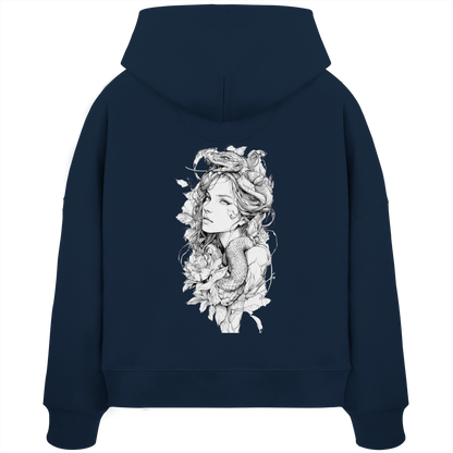 Schlangenkönigin  - Womens Organic Boxcut Hoodie