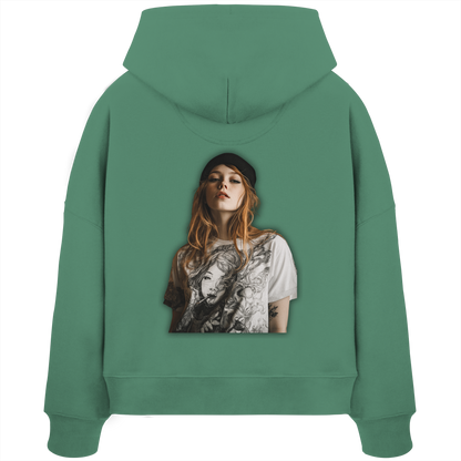I only smoke the good Stuff - Womens Organic Boxcut Hoodie