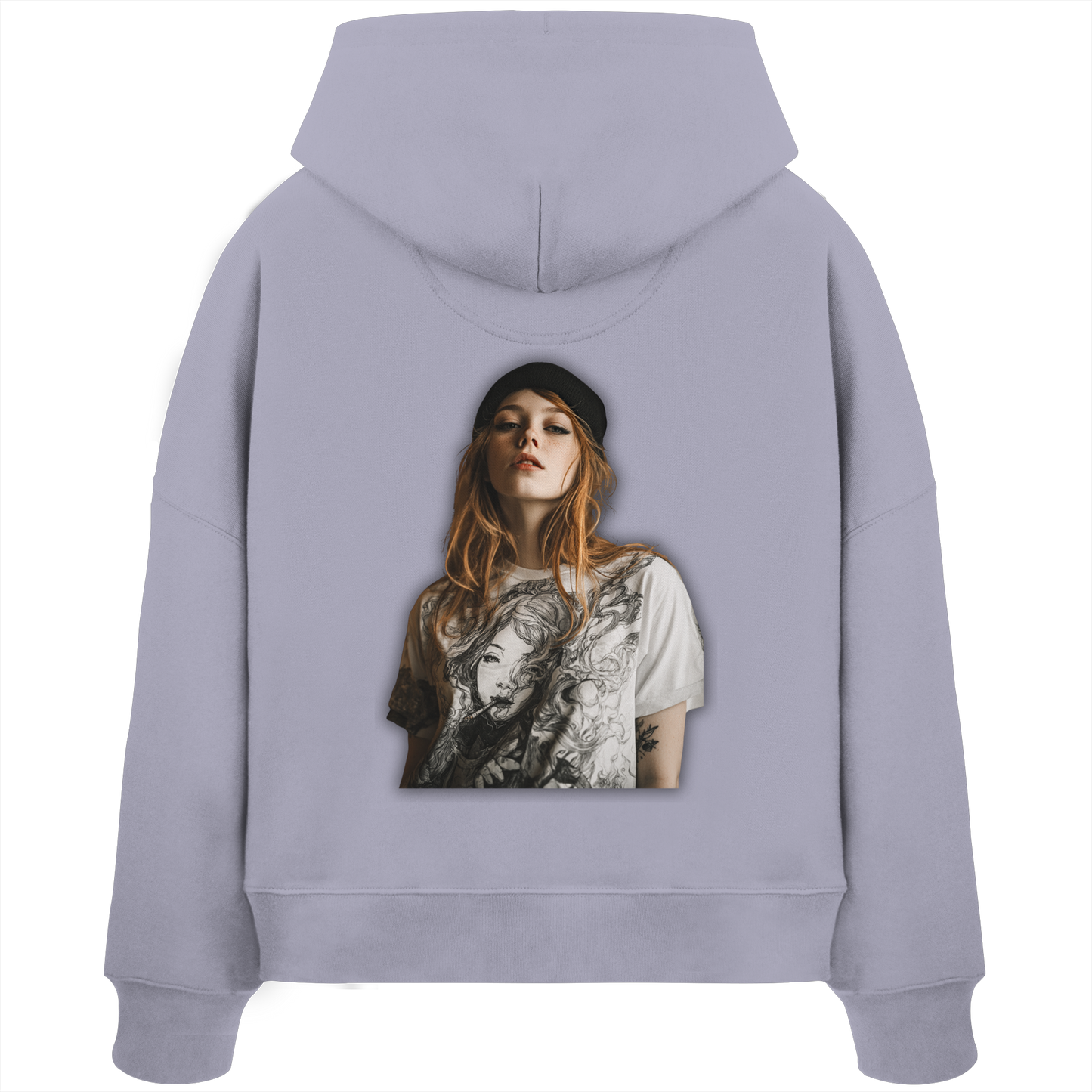 I only smoke the good Stuff - Womens Organic Boxcut Hoodie
