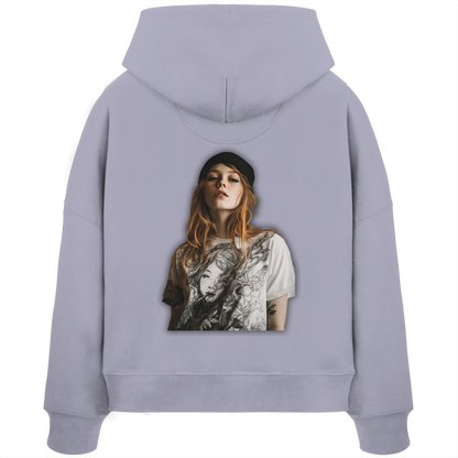 I only smoke the good Stuff - Womens Organic Boxcut Hoodie