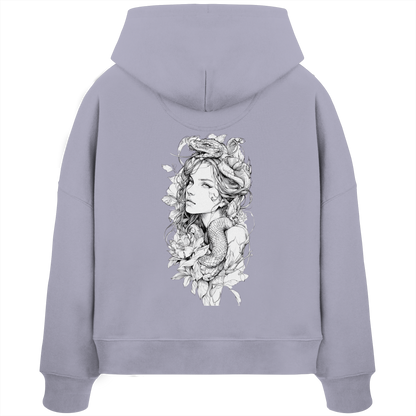 Schlangenkönigin  - Womens Organic Boxcut Hoodie