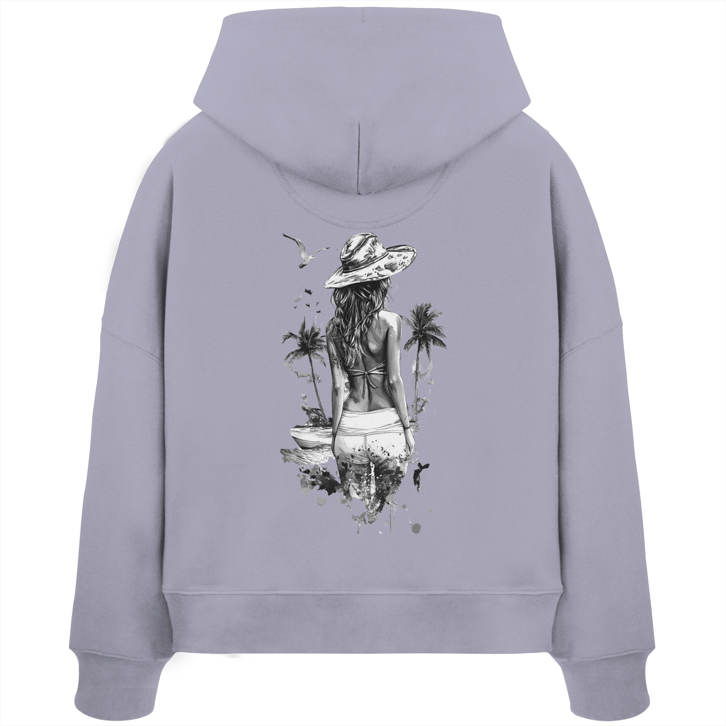 Sommer Vibes - Womens Organic Boxcut Hoodie