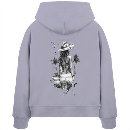 Sommer Vibes - Womens Organic Boxcut Hoodie