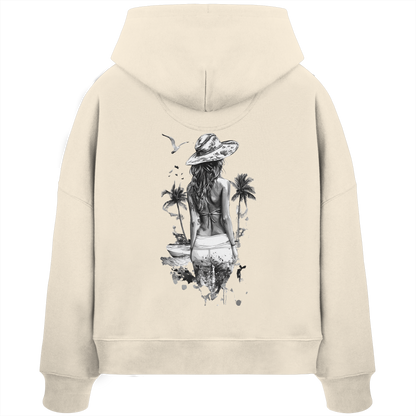 Sommer Vibes - Womens Organic Boxcut Hoodie