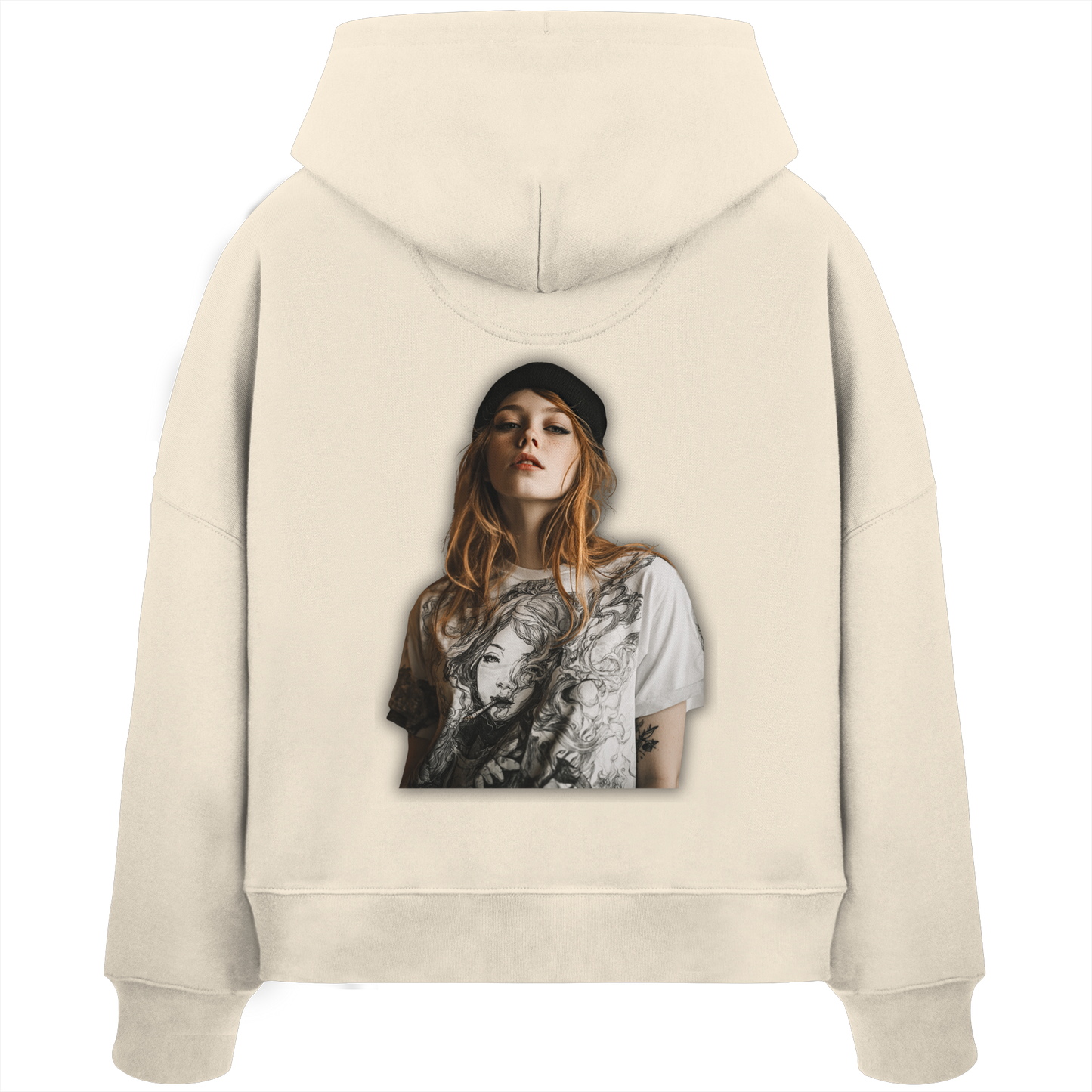 I only smoke the good Stuff - Womens Organic Boxcut Hoodie
