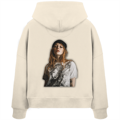 I only smoke the good Stuff - Womens Organic Boxcut Hoodie