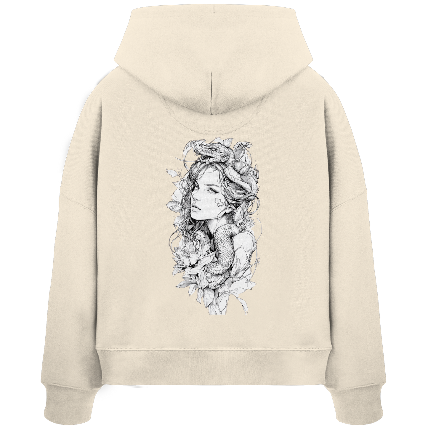 Schlangenkönigin  - Womens Organic Boxcut Hoodie