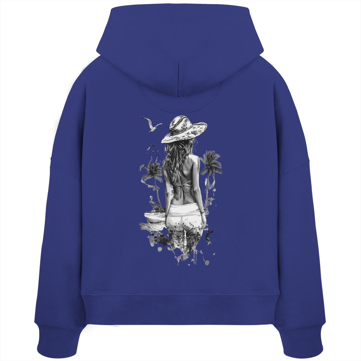 Sommer Vibes - Womens Organic Boxcut Hoodie