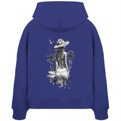 Sommer Vibes - Womens Organic Boxcut Hoodie
