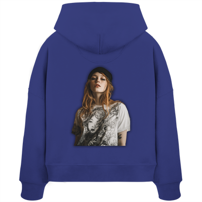 I only smoke the good Stuff - Womens Organic Boxcut Hoodie