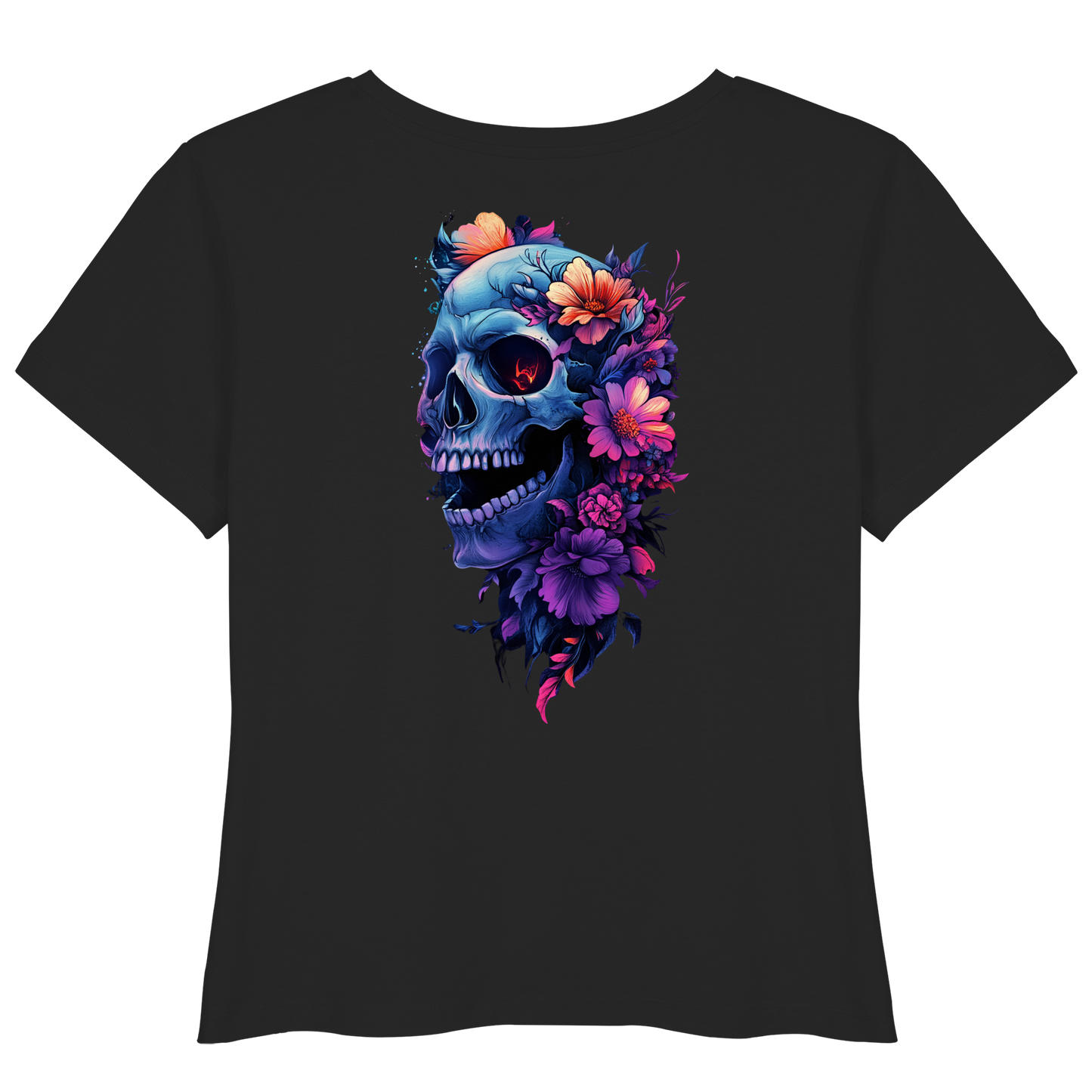Totenkopfs Blüte  - Womens Organic Lightweight T-Shirt