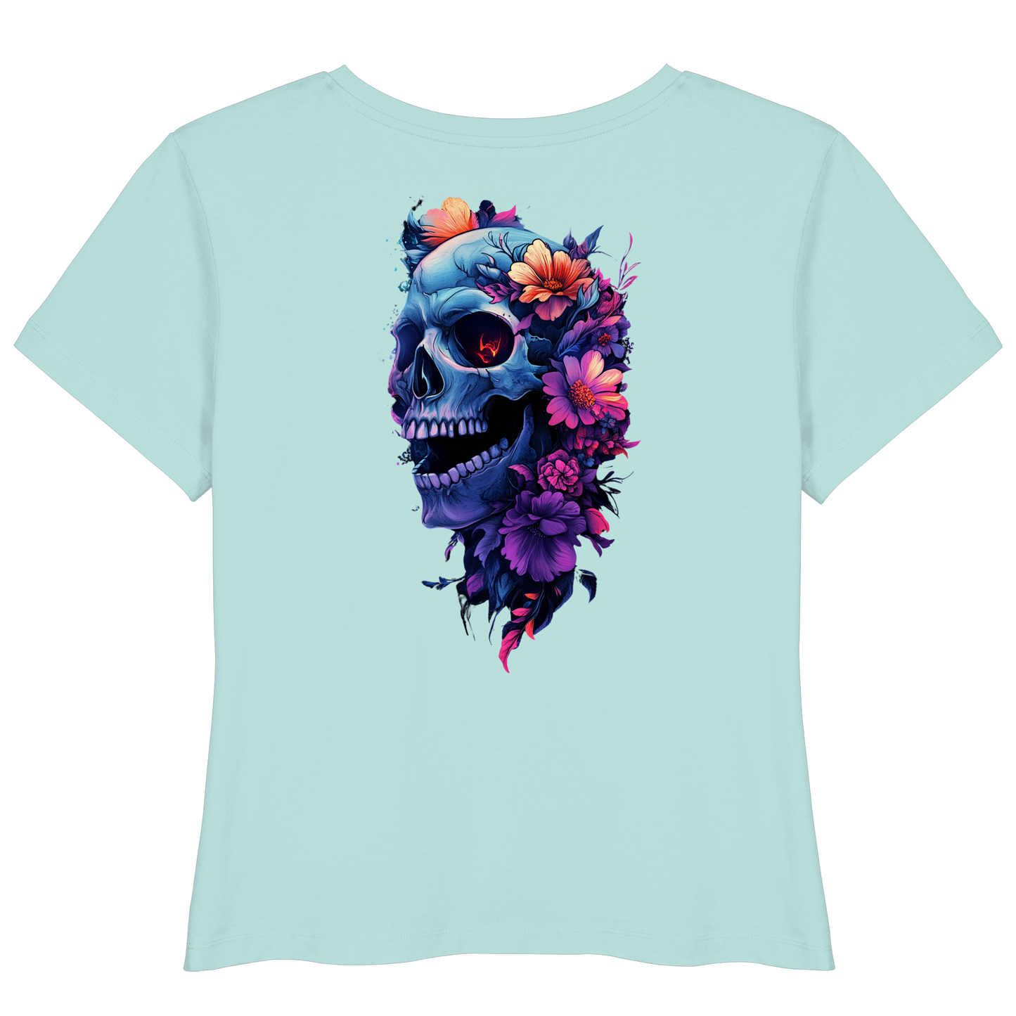 Totenkopfs Blüte  - Womens Organic Lightweight T-Shirt