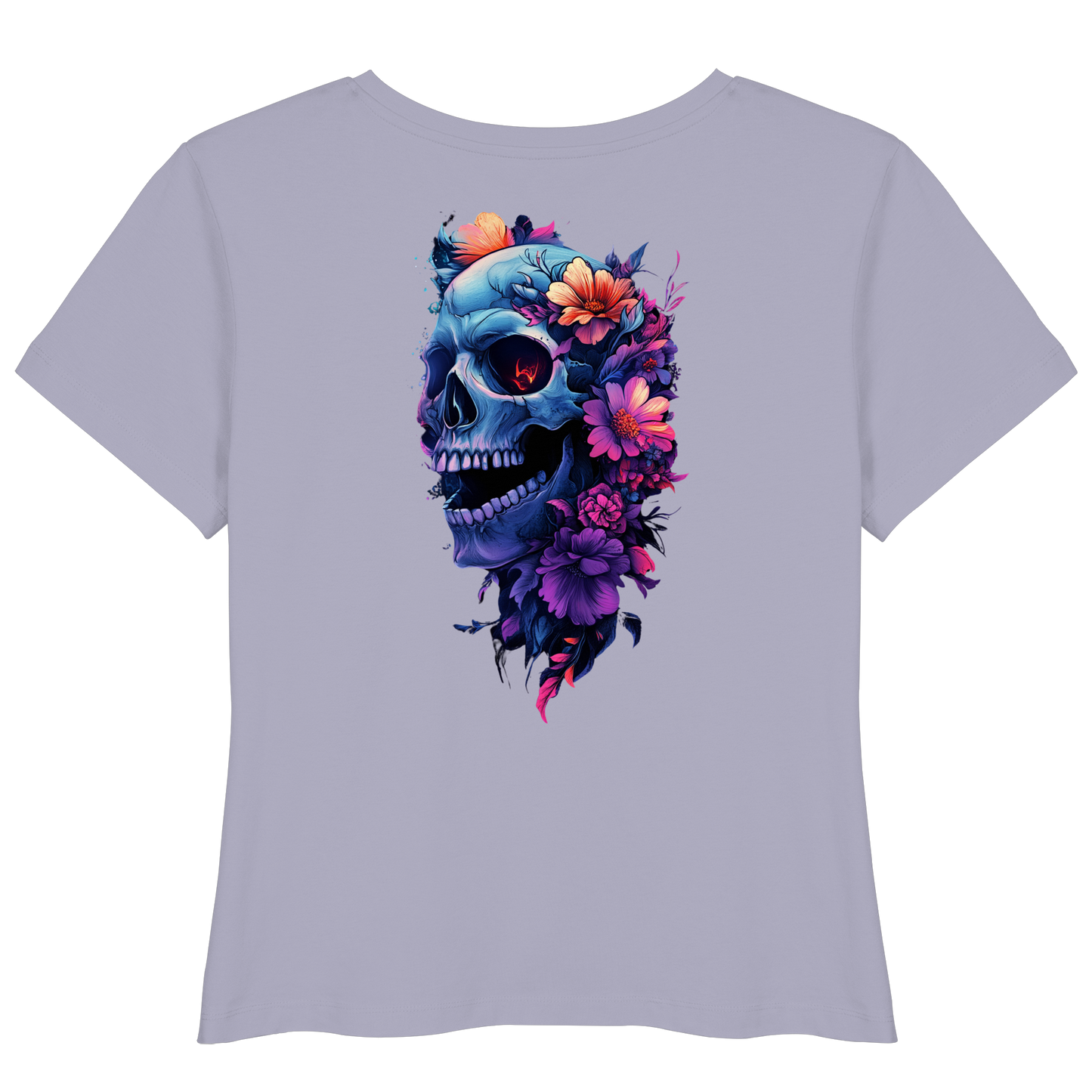 Totenkopfs Blüte  - Womens Organic Lightweight T-Shirt
