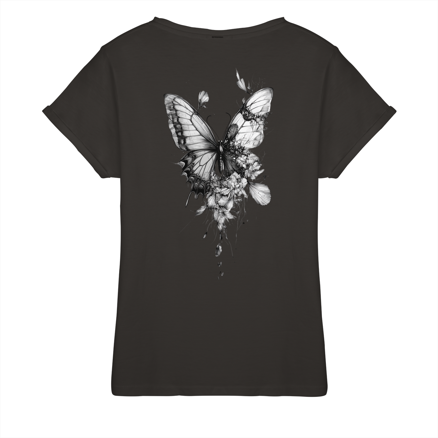 Schmetterling - Womens Roll-Up T-Shirt
