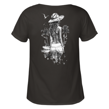 Sommer Vibes - Womens Roll-Up T-Shirt
