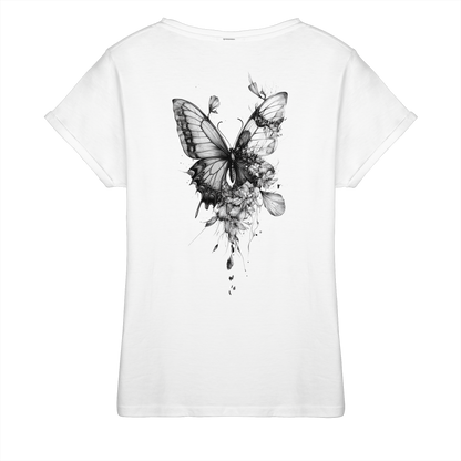 Schmetterling - Womens Roll-Up T-Shirt