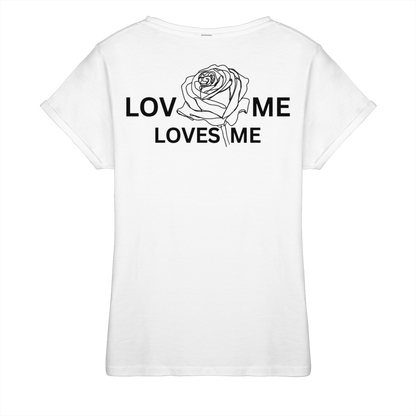 LOVES ME - Womens Roll-Up T-Shirt