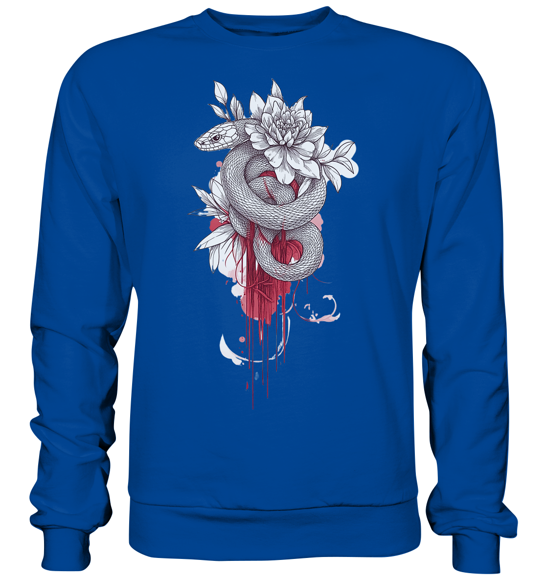 Schlange nur Vorderseiten Druck - Basic Sweatshirt