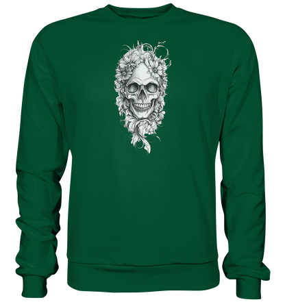 Totenkopfs Blüte  - Basic Sweatshirt