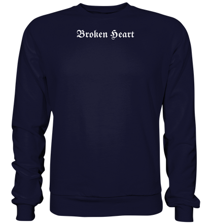 Broken Heart Black - Basic Sweatshirt