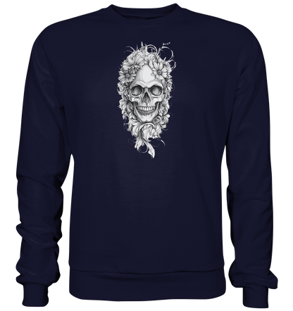 Totenkopfs Blüte  - Basic Sweatshirt
