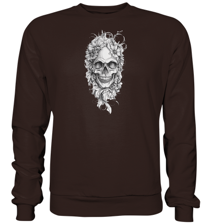 Totenkopfs Blüte  - Basic Sweatshirt