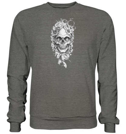 Totenkopfs Blüte  - Basic Sweatshirt