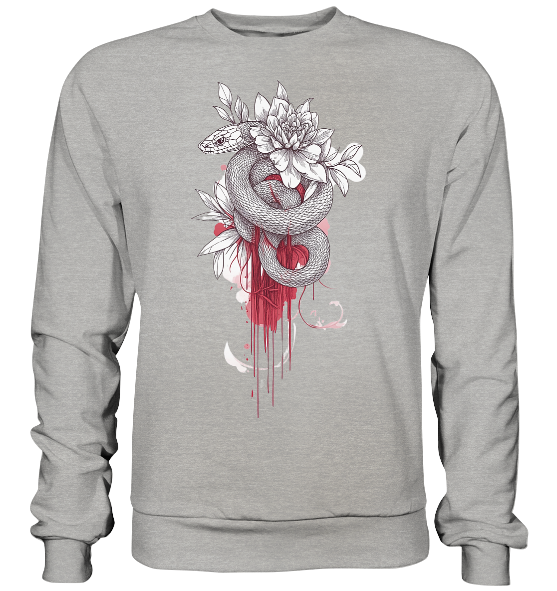 Schlange nur Vorderseiten Druck - Basic Sweatshirt