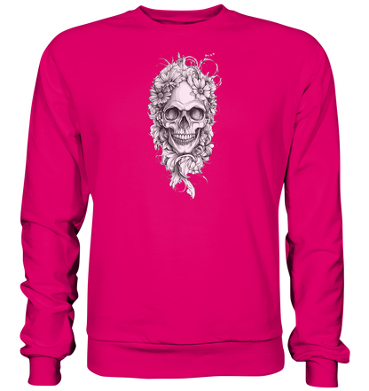 Totenkopfs Blüte  - Basic Sweatshirt