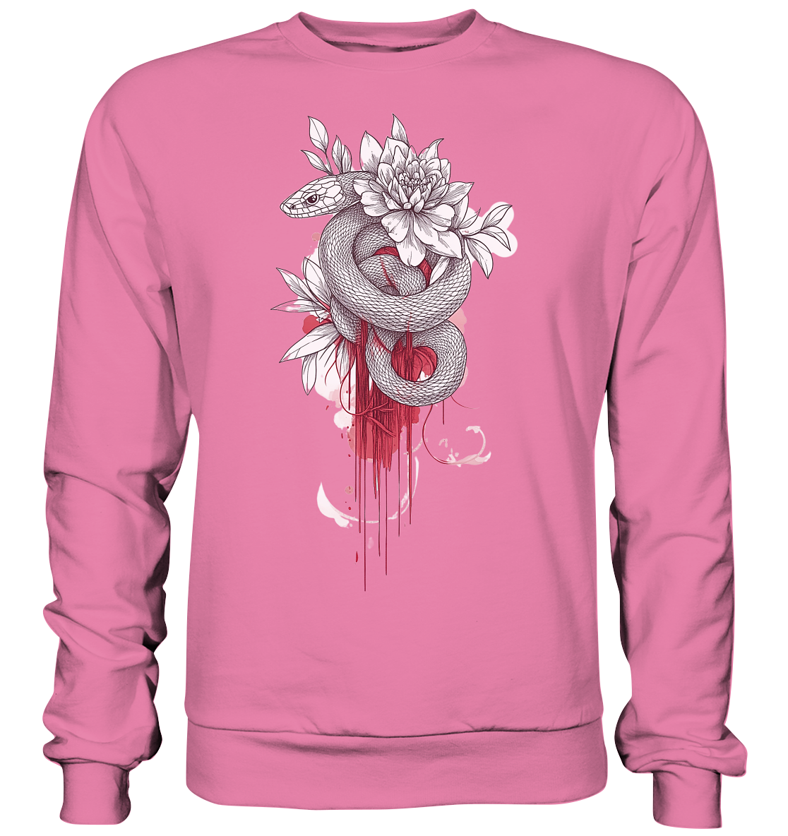 Schlange nur Vorderseiten Druck - Basic Sweatshirt