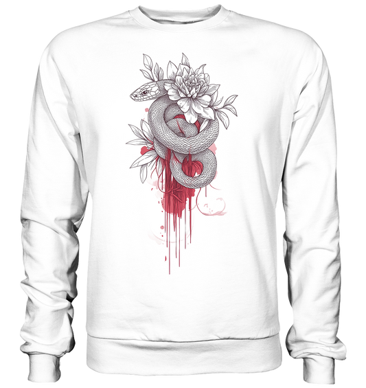 Schlange nur Vorderseiten Druck - Basic Sweatshirt