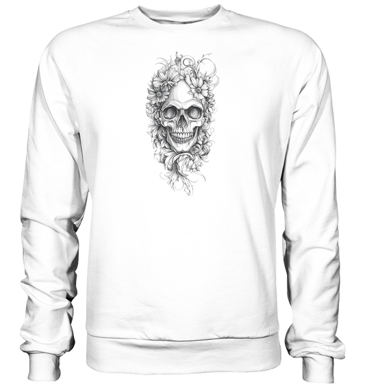 Totenkopfs Blüte  - Basic Sweatshirt