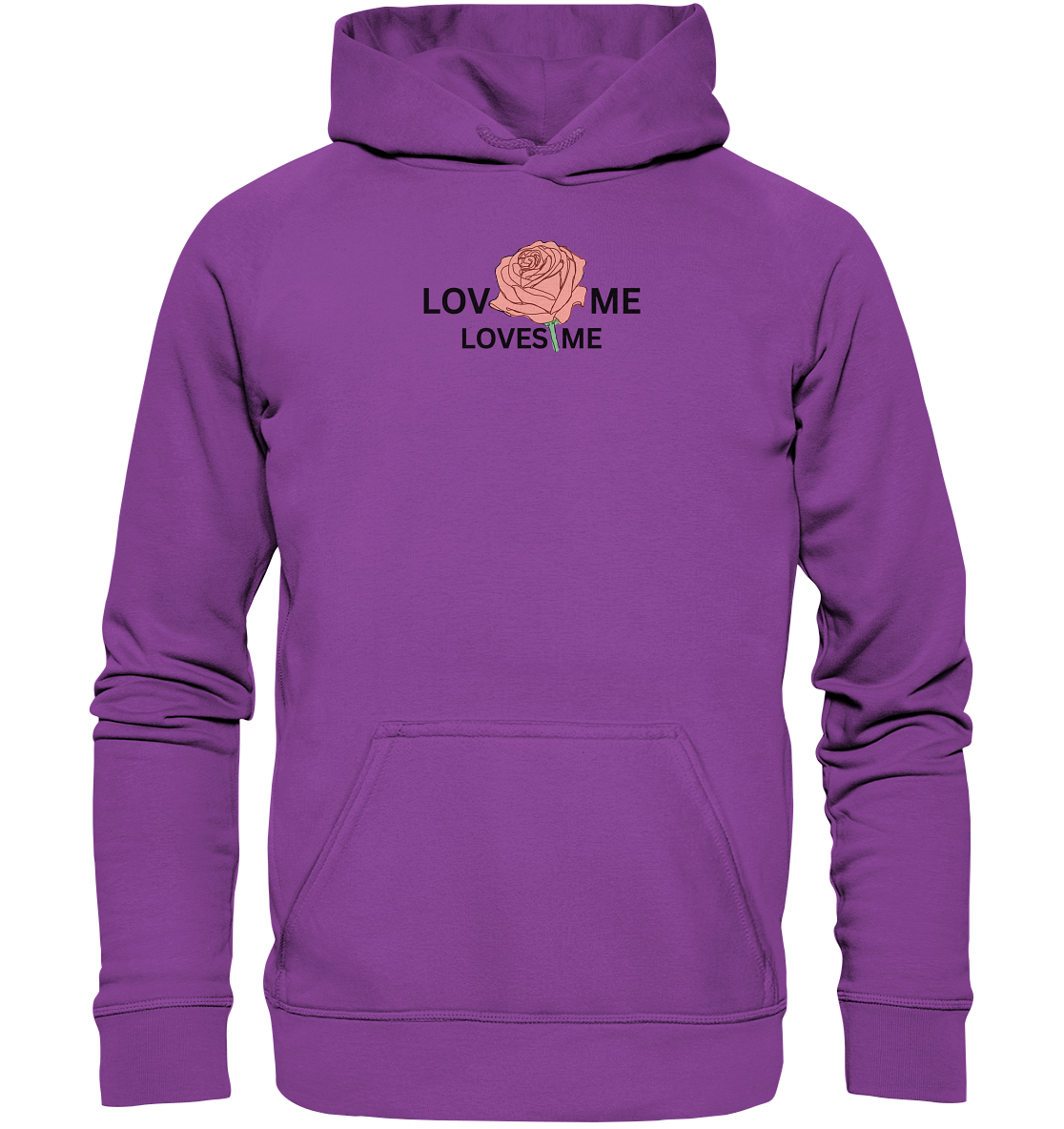 LOVES ME (Rote Rose) - Basic Unisex Hoodie