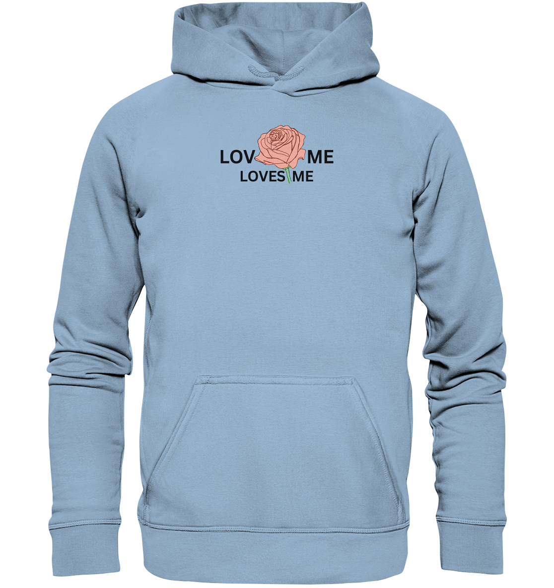 LOVES ME (Rote Rose) - Basic Unisex Hoodie