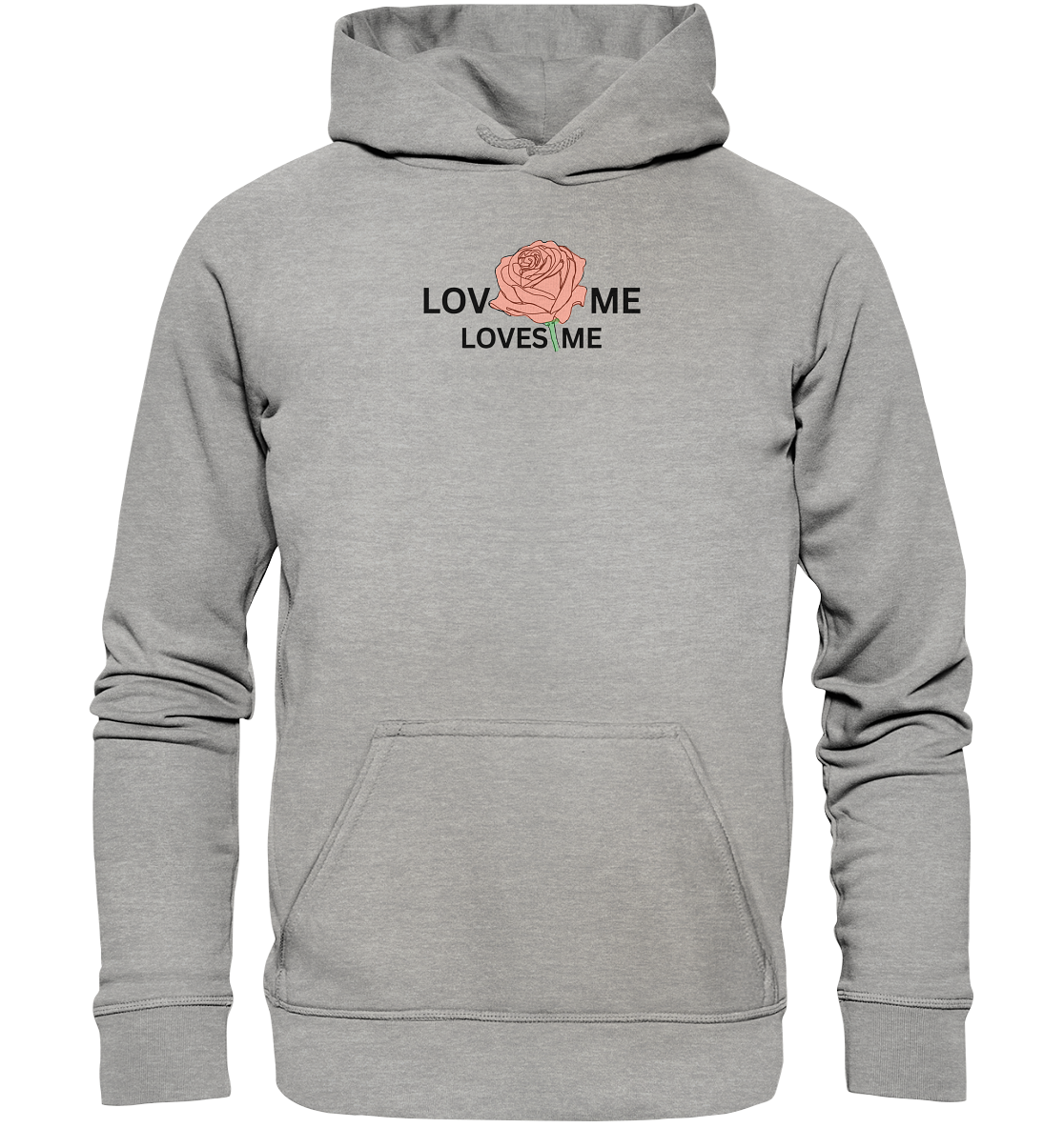 LOVES ME (Rote Rose) - Basic Unisex Hoodie