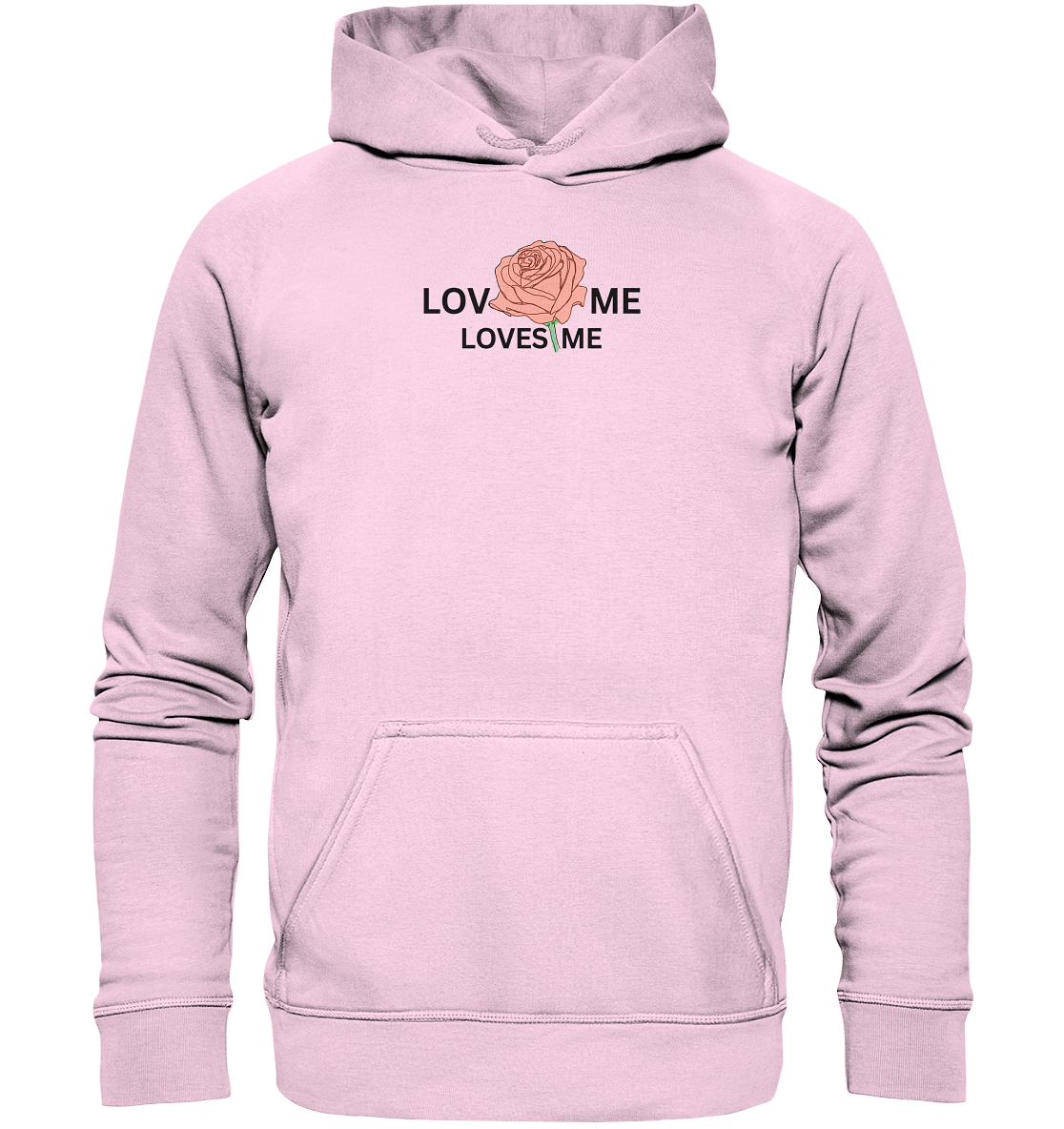 LOVES ME (Rote Rose) - Basic Unisex Hoodie