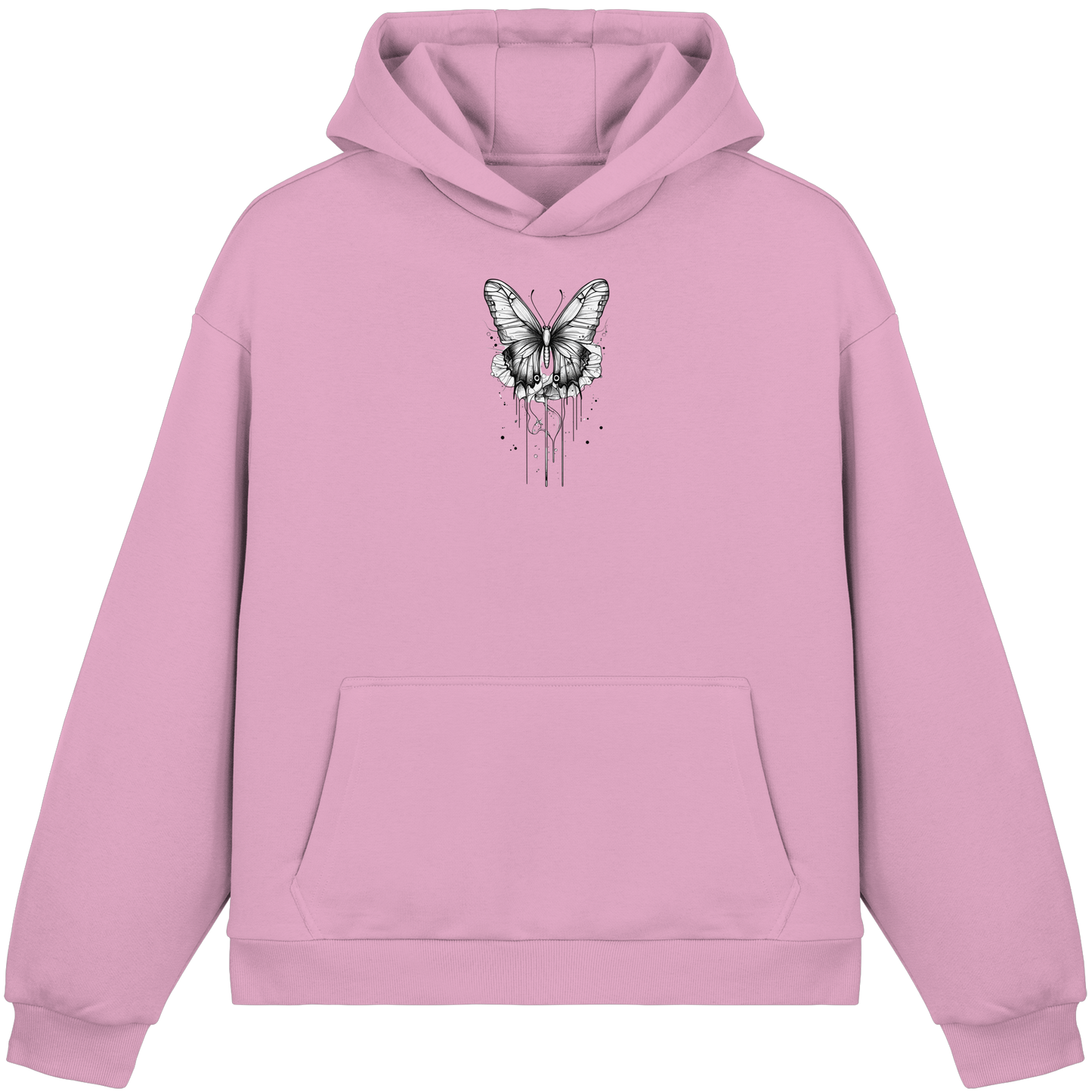 Schmetterlings träume  - Fluffy Boxcut Hoodie