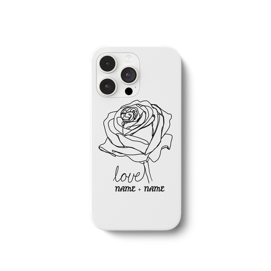 Personalisiere Handy hüllen Rosenliebe  - iPhone 13 Pro Max Handyhülle